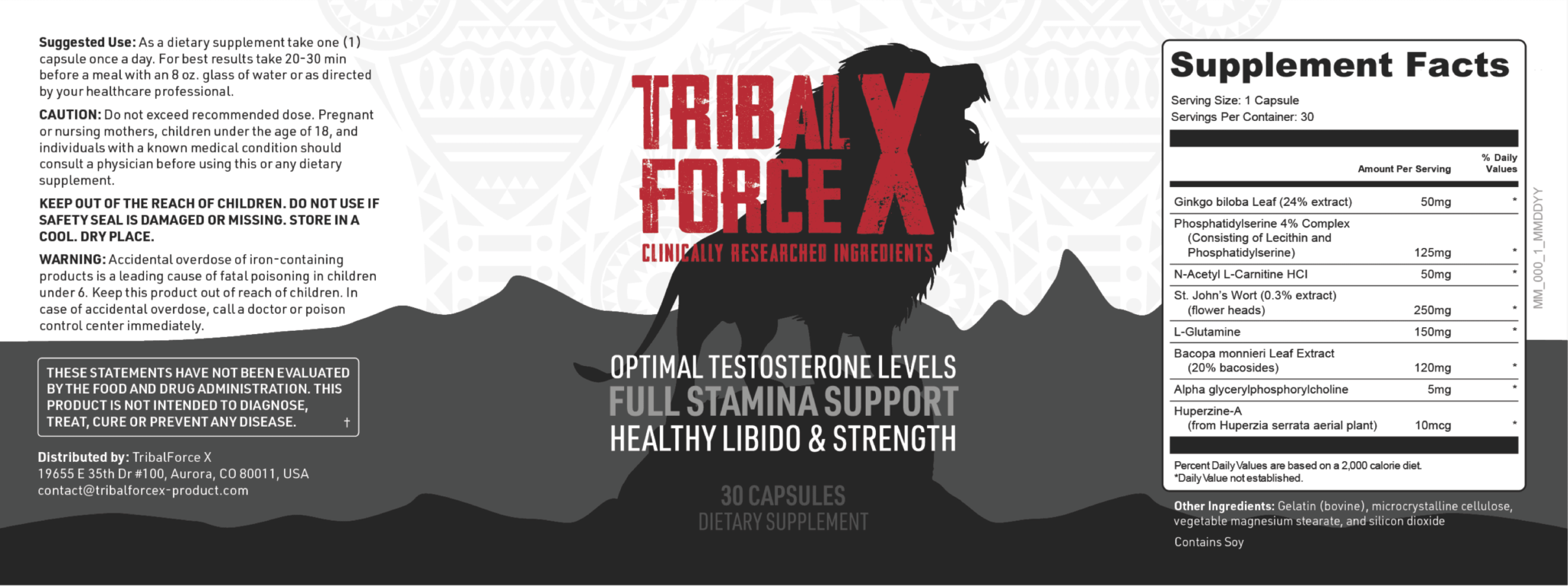 tribalforce x supplement